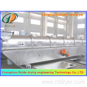 Vibrating fluidized bed dryers for boletic acid